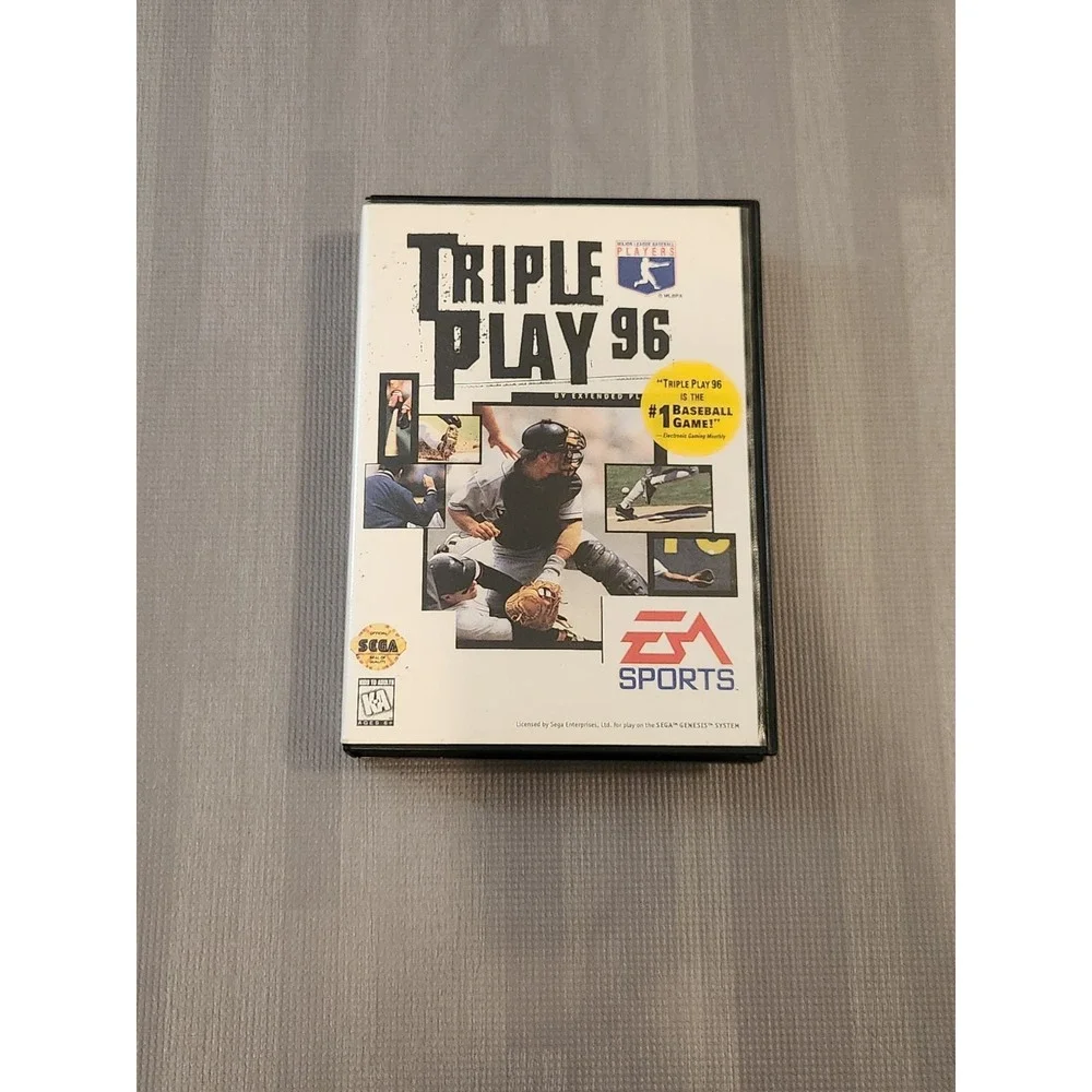 EA Sports Triple Play 96 (Sega Genesis, 1995) NO MANUAL